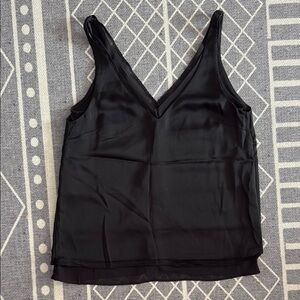 H&M Black Fitted Camisole Top